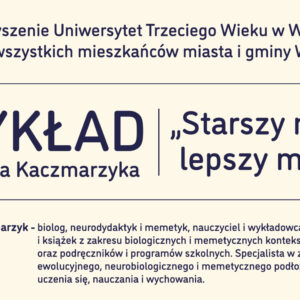 Wykład inauguracyjny