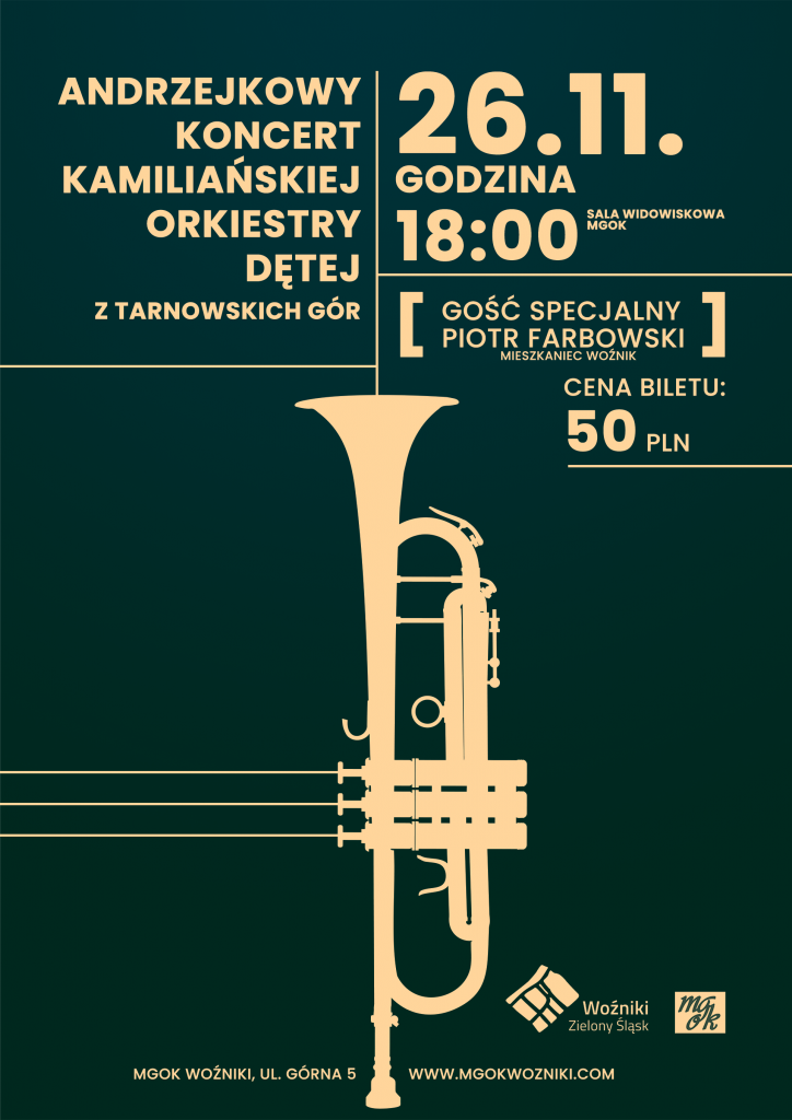 Andrzejkowy Koncert Andrzejkowy Koncert Kamiliańskiej Orkiestry Dętej z Tarnowskich Gór